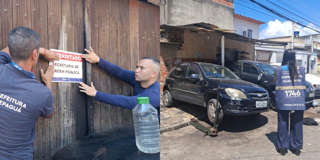 Três oficinas mecânicas sem alvará são interditadas na Taquara