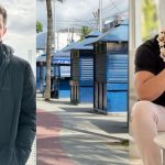 No lado esquerdo, Salvino Oliveira; no meio, quiosques n Gardênia Azul; no lado direito, ex-deputado TH Joias