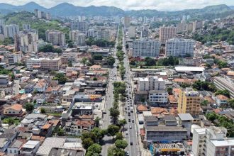 Imagens aéreas do Fonseca, na Zona Norte de Niterói