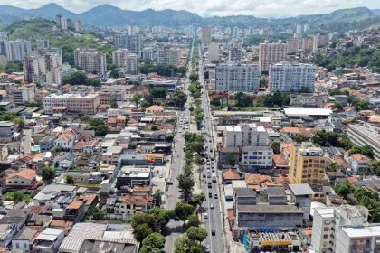 Imagens aéreas do Fonseca, na Zona Norte de Niterói