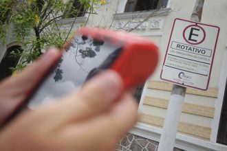 Placa do Niterói Rotativo, sistema de estacionamento do município