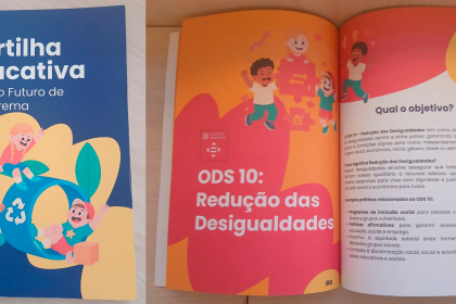Cartilha educativa sobre os Objetivos de Desenvolvimento Sustentável (ODS) passa a integrar a grade da Escola de Programação e Empreendedorismo, em Saquarema, com foco em inclusão e cidadania.