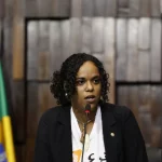 Deputada Renata Souza (PSOL), da Comissão de Defesa dos Direitos da Mulher da Alerj