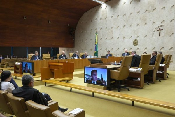 Plenário do STF, que decidiu a eleição para governador do RJ.
