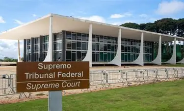 Fachada do Supremo Tribunal Federal (STF), em Brasília, onde foi proferida a decisão que determina à União refazer o cálculo das parcelas do estado do Rio no Regime de Recuperação Fiscal.