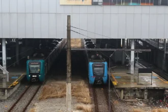 Trem da SuperVia no Rio