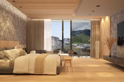 Projeto de suíte da vinícola Maturano, em Teresópolis