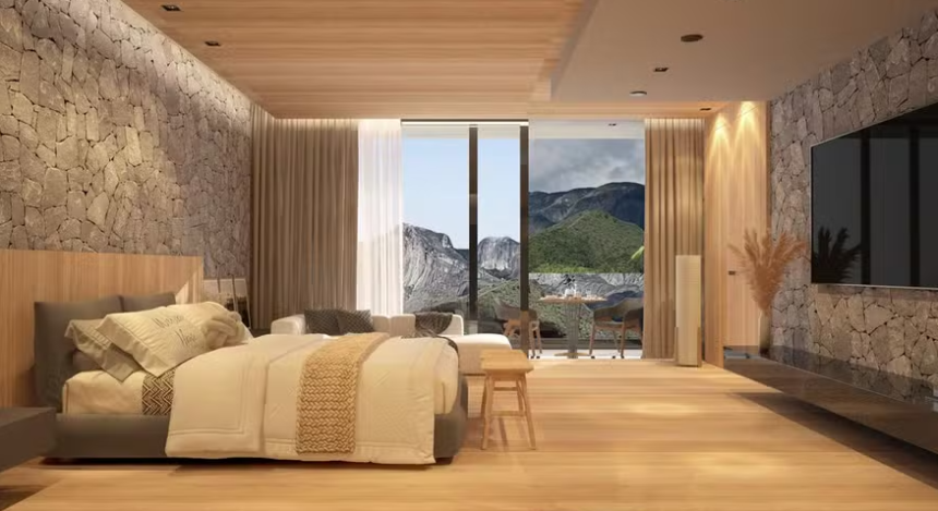 Projeto de suíte da vinícola Maturano, em Teresópolis