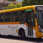 Ônibus da empresa Transportes Paranapuan