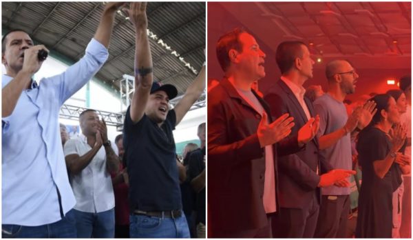 Às vésperas de decisões na política do Rio, Douglas roda o estado e encerra o fim de semana sob as bênçãos da Igreja Atitude