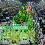 Desfile da Império Serrano, escola que pode desfilar pelo Grupo Especial em 2026