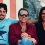 Antonio Mader Bellotto, ex-servidor da Prefeitura do Rio, com os pais