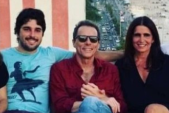 Antonio Mader Bellotto, ex-servidor da Prefeitura do Rio, com os pais