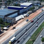 Trecho da Via Dutra administrado pela Ecovias Rio Minas