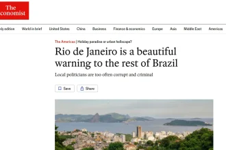 Crise política no estado do Rio repercute na revista britânica The Economist: 'Selva urbana de crime e corrupção'
