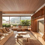 Projeto de apartamento no prédio Bruma, no Leblon