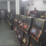 Caça-níqueis encontrados em operação contra jogo do bicho em Bangu