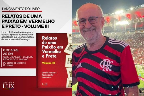 Luiz Paulo é autor em livro de torcedores do Flamengo
