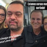 Posts de Cláudio Castro e Eduardo Paes