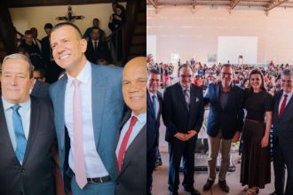 Douglas Ruas e Eduardo Paes circulam pelo interior em campanha pelo governo