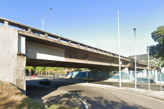 Elevado 31 de Março, que vai ser substituído por mergulhões