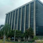 Fachada do Centro Administrativo Municipal São Sebastião, sede da Prefeitura do Rio