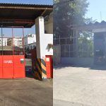 Fachadas das garagens de ônibus desapropriadas no Rio