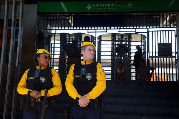 Agentes da Força Municipal