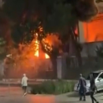Incêndio atinge área do Edifício Touring, na Praça Mauá, um dos palcos do Rio Fashion Week 2026; veja o vídeo