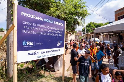 Prefeitura inicia obras de R$ 23,1 milhões do Morar Carioca em favela da Ilha do Governador
