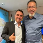 Flávio Bolsonaro e Márcio Canella