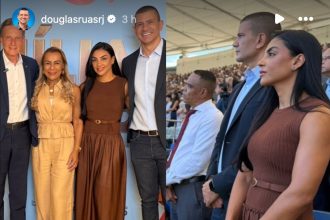 Douglas Ruas e aliados em evento da Universal