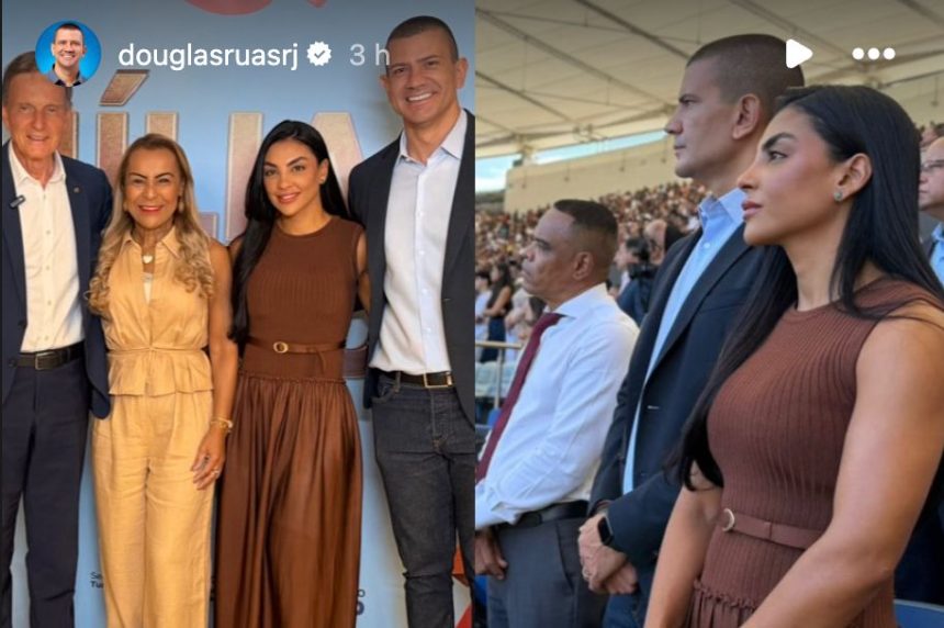 Douglas Ruas e aliados em evento da Universal