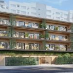 O projeto do edifício Cora, na Gávea, uma das construções paradas pela Inti Empreendimentos