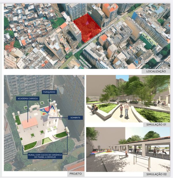 Vai sair do papel: Prefeitura do Rio inicia nesta terça (07) a reforma da Praça Sarah Kubitschek, em Copacabana