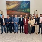 O governador interino, Ricardo Couto, e 14 prefeitos produtores de petróleo