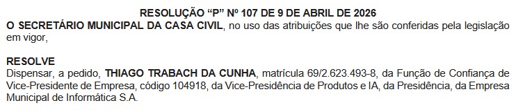 Troca de comando no IplanRio: Prefeitura do Rio nomeia novo presidente para empresa municipal de informática 63 WhatsApp Image 2026 04 10 at 07.02.57 1