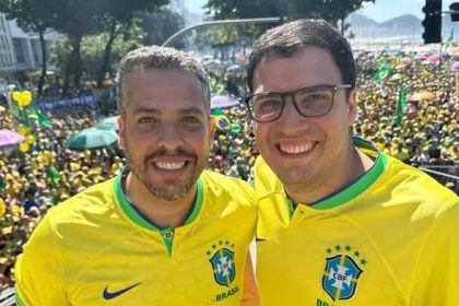 Os irmãos Rodrigo e Rogério Amorim