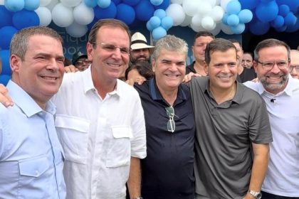 O ex-prefeito Eduardo Paes e os aliados do MDB