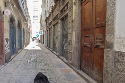 A histórica Travessa do Comércio, no Centro do Rio