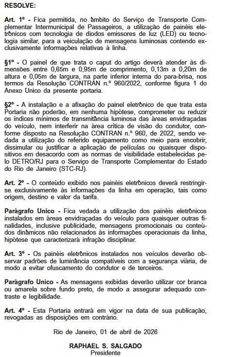 Detro-RJ fixa regras para letreiros luminosos em vans intermunicipais do Rio 64 WhatsApp Image 2026 04 14 at 08.42.50 1