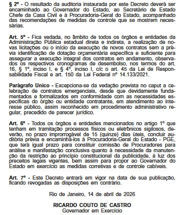 Contas no limite: governador interino trava novos gastos e ordena auditoria geral em todas as secretarias e órgãos do estado 65 WhatsApp Image 2026 04 14 at 21.58.14 3
