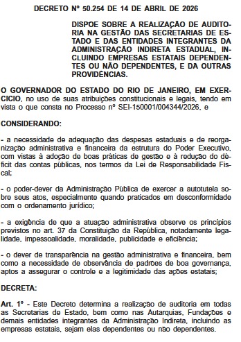 Contas no limite: governador interino trava novos gastos e ordena auditoria geral em todas as secretarias e órgãos do estado 62 WhatsApp Image 2026 04 14 at 21.58.14
