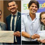 Chico Machado com Douglas Ruas e Carla Machado com Pedro Paulo, os novos domicílios eleitorais dos antigos aliados de Rodrigo Bacellar