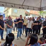 O prefeito Eduardo Cavaliere lança obras do Morar Carioca na Ilha do Governador