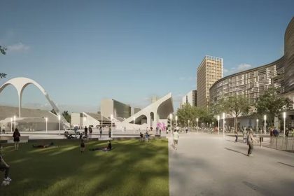 Como deve ficar a área em torno do Sambódromo com a derrubada do Elevado 31 de março para a implantação do Praça Onze Maravilha