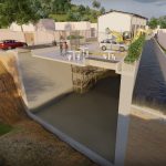 Projeto digital do reservatório do Rio Piraquara, em Realengo