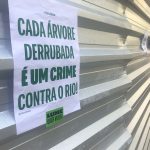 PSOL protesta contra projeto residencial no Buraco do Lume; local já está cercado por tapumes