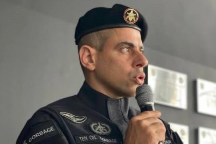 O agora coronel Marcelo Corbage, comandante do Bope