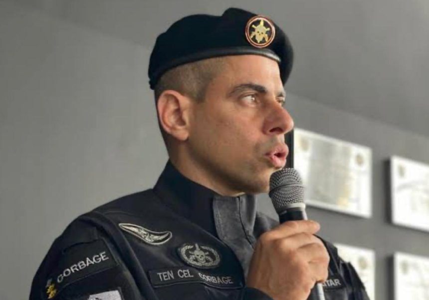 O agora coronel Marcelo Corbage, comandante do Bope